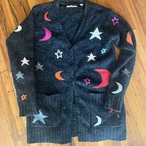 Chinti & Parker star intarsia cashmere cardigan Small